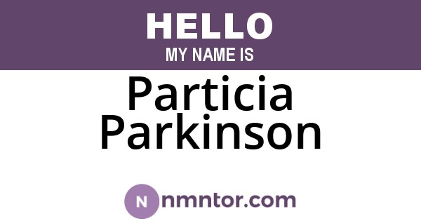 Particia Parkinson