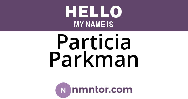Particia Parkman