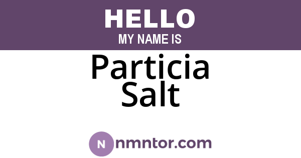 Particia Salt