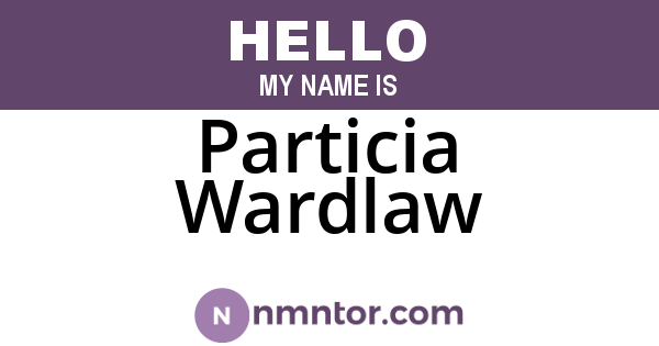Particia Wardlaw