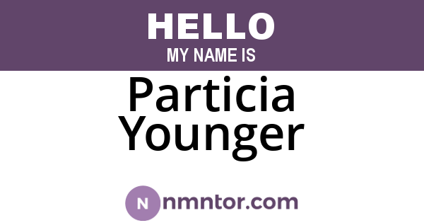 Particia Younger