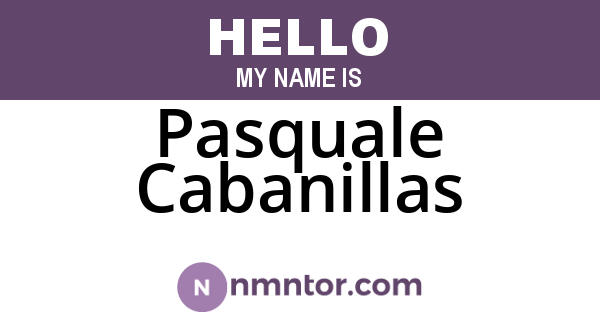 Pasquale Cabanillas