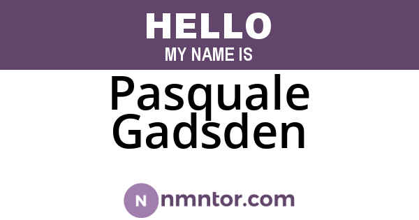 Pasquale Gadsden