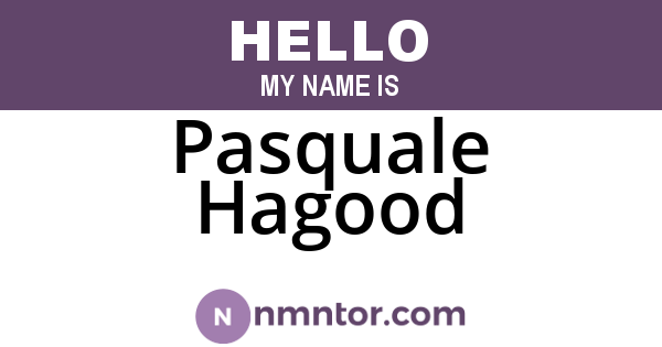 Pasquale Hagood