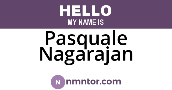 Pasquale Nagarajan