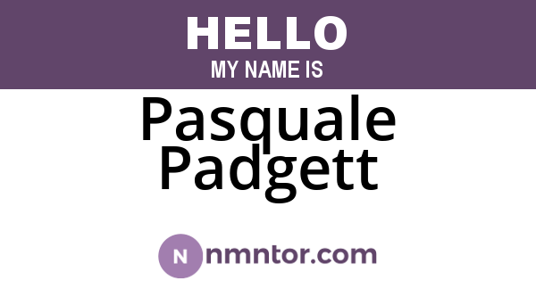 Pasquale Padgett