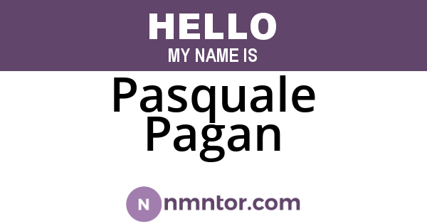 Pasquale Pagan