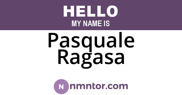 Pasquale Ragasa