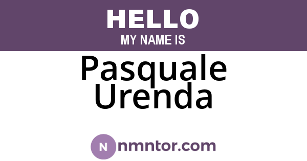 Pasquale Urenda
