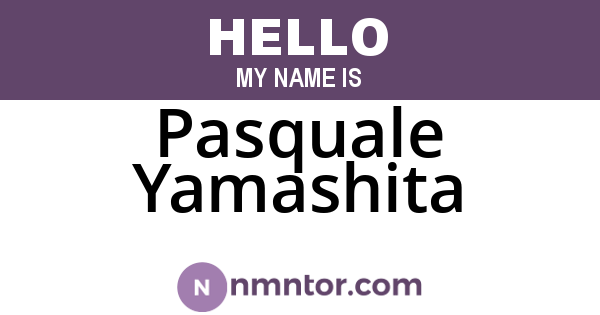 Pasquale Yamashita