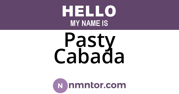 Pasty Cabada