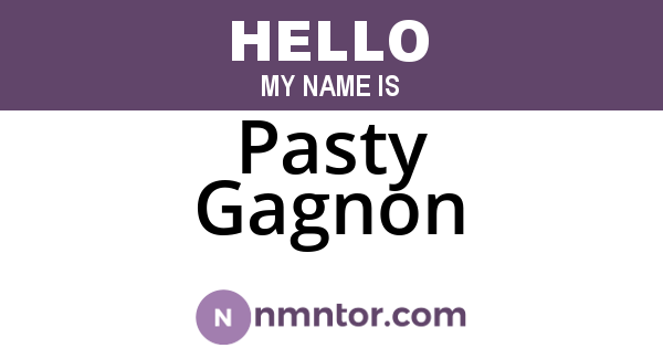 Pasty Gagnon