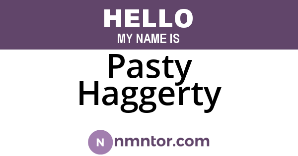 Pasty Haggerty