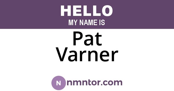 Pat Varner