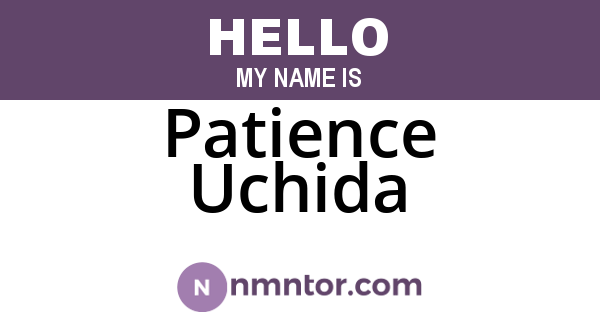 Patience Uchida
