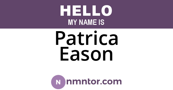 Patrica Eason