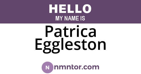 Patrica Eggleston