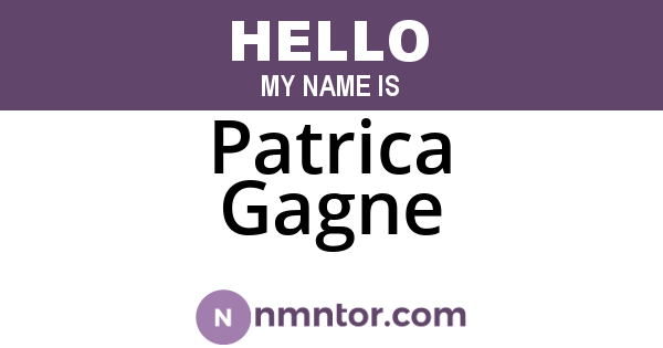 Patrica Gagne
