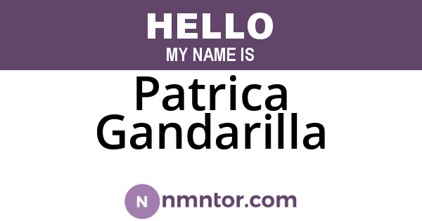 Patrica Gandarilla