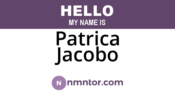 Patrica Jacobo