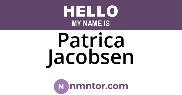 Patrica Jacobsen