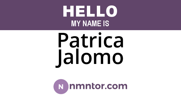 Patrica Jalomo