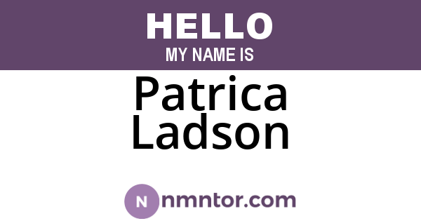 Patrica Ladson