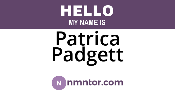 Patrica Padgett