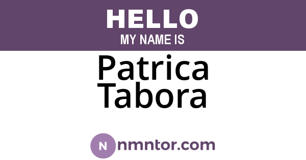 Patrica Tabora