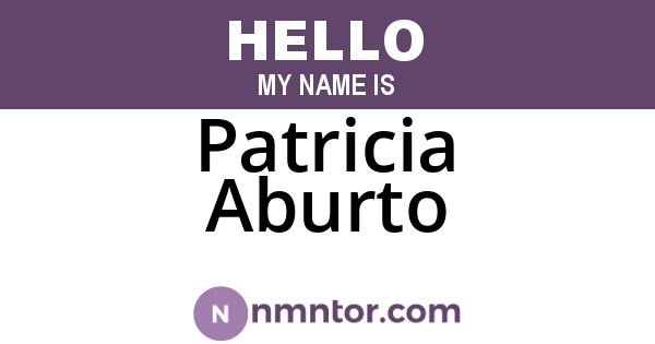 Patricia Aburto