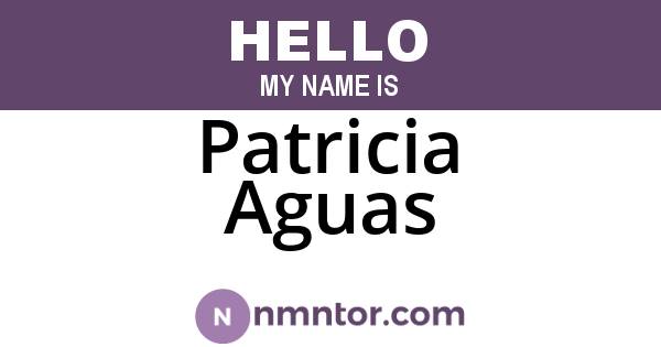 Patricia Aguas