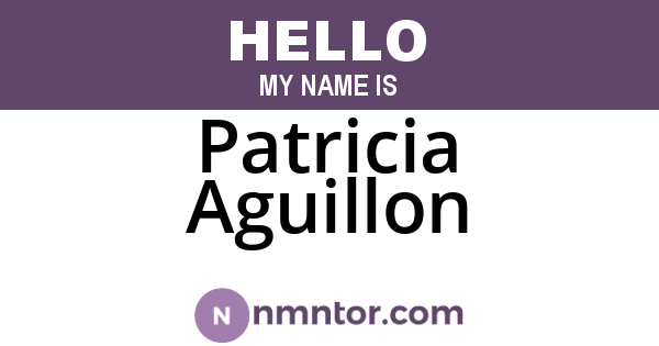 Patricia Aguillon