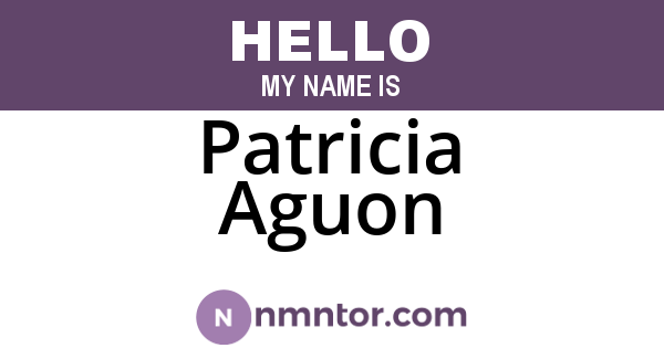 Patricia Aguon