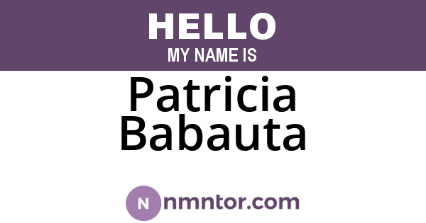 Patricia Babauta
