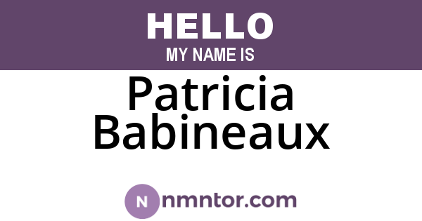Patricia Babineaux