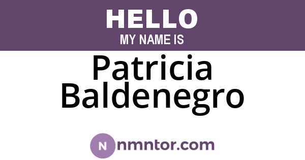 Patricia Baldenegro