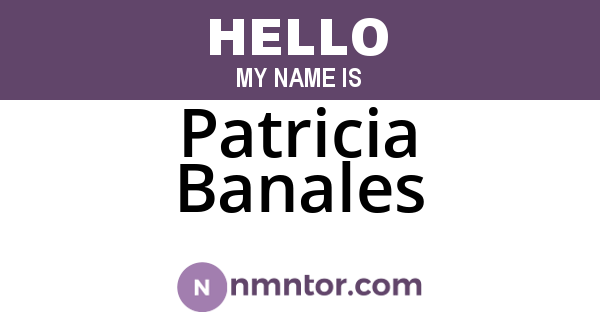 Patricia Banales