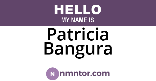 Patricia Bangura