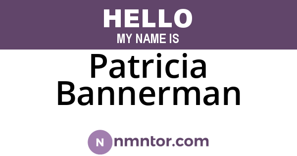 Patricia Bannerman