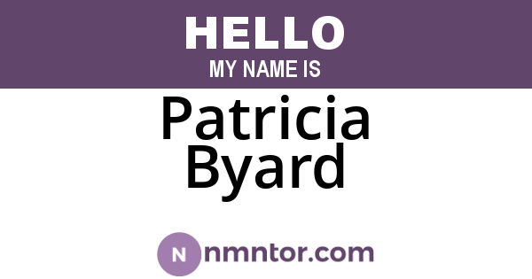 Patricia Byard