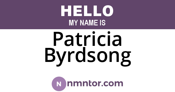 Patricia Byrdsong