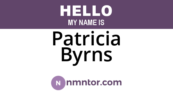 Patricia Byrns