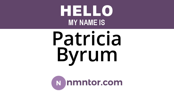 Patricia Byrum
