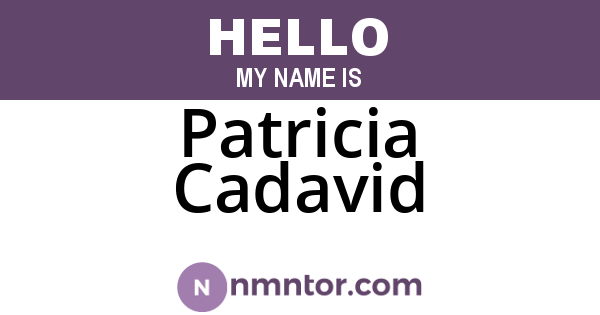Patricia Cadavid