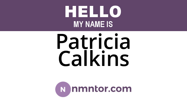 Patricia Calkins