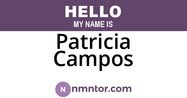 Patricia Campos