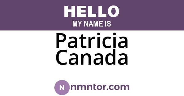 Patricia Canada