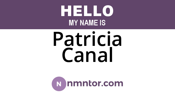 Patricia Canal