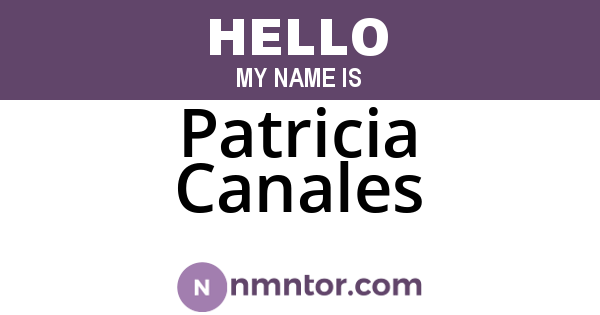 Patricia Canales