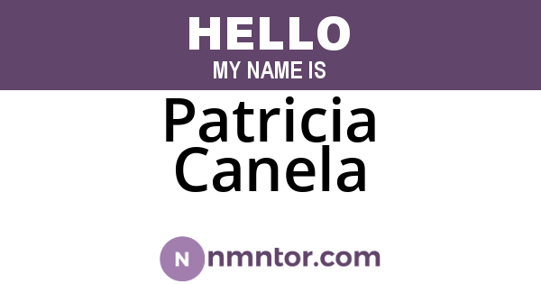 Patricia Canela